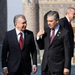 Mirziyoyev spoke with Berdimuhamedov