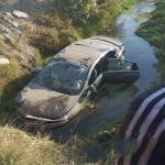 Samarqandda Malibu zovurga tushib ketdi