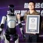 Хитойда гуманоид робот 106 км пиёда юриб Гиннесга кирди (видео)
