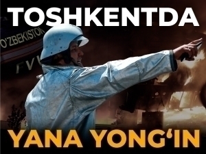 Toshkentda yana yong‘in