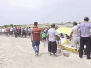 Surxondaryodagi suv omborida qayiq ag‘darilib, bir kishi cho‘kib ketdi (video)
