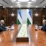 Mirziyoyev meets with the chairman of Gazprom Neft