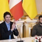 Kanada Bosh vaziri kutilmaganda Kiyevga bordi 