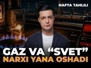 YTHda oyog‘i uzilib ketgan qiz, oshayotgan gaz va “svet”, Koreya orzusida chuv tushganlar, plastik kartalar ustidan nazorat, O‘zbekistonning birinchi kosmonavti – Hafta tahlili