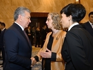 Шавкат Мирзиёев Остонада БМТ ижрочи директори билан мулоқот қилди