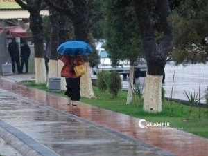 Rain will be expected in parts of Uzbekistan tomorrow