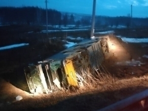 A bus carrying Uzbek citizens was involved in an accident in Samara, resulting in casualties