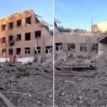 Kurskdagi maktabga zarba berildi. Moskva va Kiyev bir-birini ayblamoqda