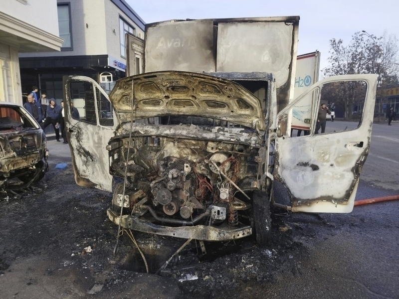 Toshkentda Gazel yonib ketdi (video)