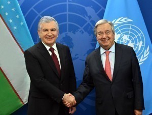 Guterres supports Mirziyoyev's proposals