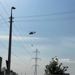 Sergelidagi yong‘in hali ham o‘chmadi. Yordamga vertolyotlar jalb qilindi (video)