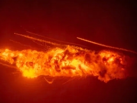 Xitoy raketasi parvozdan 90 soniya o‘tmay portlab ketdi (video)