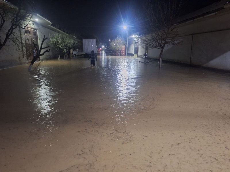 Heavy mudflow hits Samarkand’s Urgut district