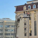 Toshkentda shaxsiy uyda osilgan Ukraina bayrog‘i uy egasining ruxsatisiz olib tashlandi