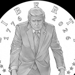 AQSHda Tramp tasviri tushirilgan tanga chiqariladi