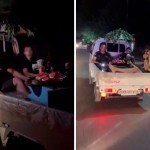 Sirdaryoda yurib ketayotgan Labo'da tarvuz yeganlar 15 sutkaga qamaldi (video)
