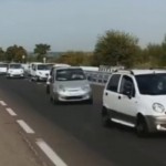 Toshkent viloyatida trendga chiqmoqchi bo‘lgan Matiz haydovchilari jarimaga tortildi (video)