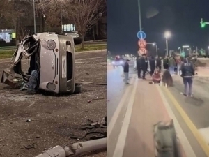 Toshkentda Lacetti va Matiz to‘qnashib ketdi. Qurbon bor