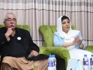 Dostum and his daughter threaten Taliban following the demolition of Navoi monument (video)