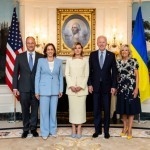 Yelena Zelenskaya Bayden va uning rafiqasi bilan uchrashdi 