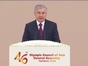Шавкат Мирзиёев Осиё Олимпия кенгаши президентини мукофотлади