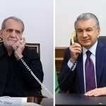 Mirziyoyev speaks with the new President of Iran