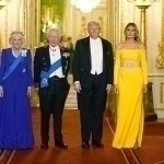 Британияда Трамп шарафига зиёфат бўлиб ўтди
