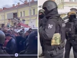 Sankt-Peterburgda migrantlarga qarshi keng ko‘lamli reyd boshlandi