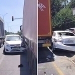 Toshkentda birvarakayiga 10 ta mashina YTHga uchradi (video)