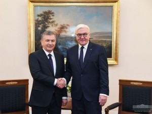 Mirziyoyev Germaniya Prezidenti bilan Ukrainadagi vaziyatni muhokama qildi