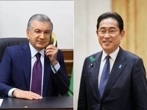 Mirziyoyev called Kishida