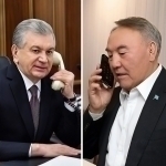 Mirziyoyev congratulates Nursultan Nazarbayev on his 85th birthday