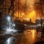 Қўрқинчли тун. Россия Киевга баллистик ракеталар учирди (фото)