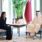 Saida Mirziyoyeva Qatar amiri bilan uchrashdi
