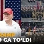 Tramp 79 ga to‘ldi. Tug‘ilgan kunda harbiy parad o‘tkazilmoqda