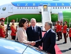 Shavkat Mirziyoyev Gruziyaga yetib bordi
