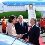 Шавкат Мирзиёев Грузияга етиб борди
