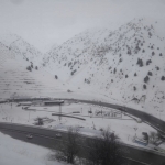 Dozens of avalanches reported at Kamchik Pass (video)