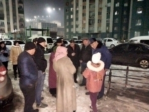  It was said that an elevator with a young girl in it collapsed in Tashkent