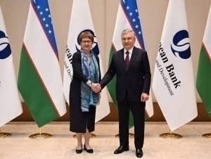 Shavkat Mirziyoyev YeTTB prezidentini qabul qildi