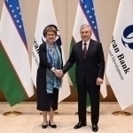 Shavkat Mirziyoyev YeTTB prezidentini qabul qildi