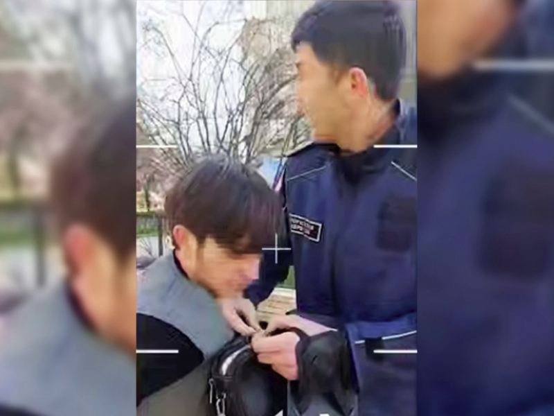 Toshkentda narkokurerlarni ushlagan inspektorga mayor unvoni berildi (video)