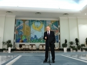Putin claims Zelensky's legitimacy is baseless in statement from Tashkent