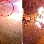 Самарқандда ота ва унинг икки ўғли юк машиналарини ёқиб юборди