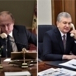 Mirziyoyev va Putin telefon orqali muloqot qildi