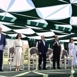 Shavkat Mirziyoyev rafiqasi bilan birga Issiqko‘ldagi chempionatning ochilishida qatnashdi
