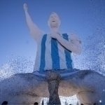 Argentinada Messining dunyodagi eng baland haykali ochildi