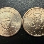 АҚШда Трамп сурати туширилган 1 долларлик танга чиқарилди