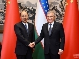Mirziyoyev held discussions with the Chairman of the Chinese National Oil and Gas Corporation