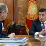 Jeenbekov karantin qoidalarini buzgan vazirlarni qattiq ogohlantirdi
